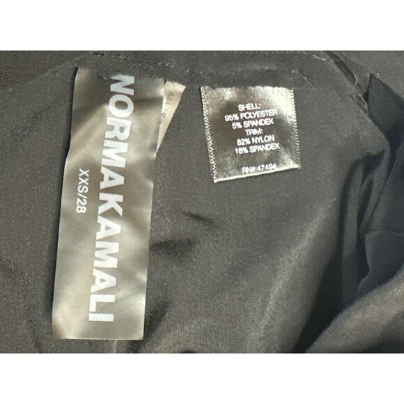 Norma Kamali x REVOLVE Legging With Mesh Bottom Footsie in Black XX-Small Womens - Picture 9 of 10